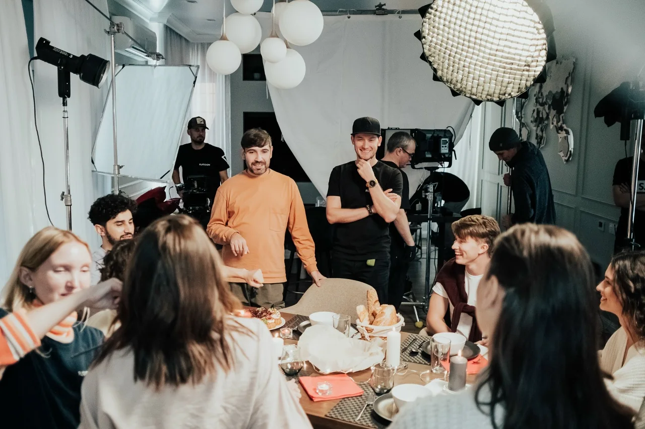 Backstage Ruvision на производственной съёмке